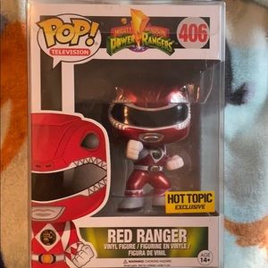 Rare metallic red ranger pop